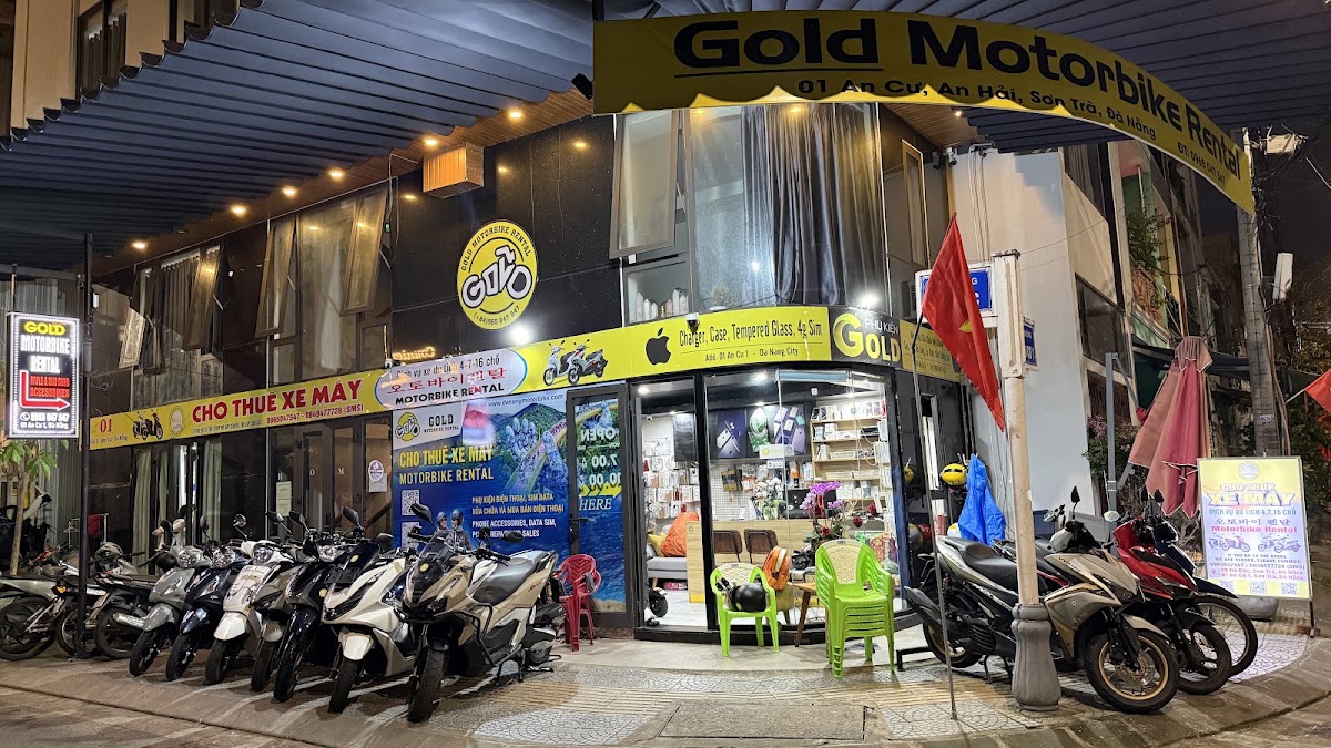 Gold Motorbike Rentals & Phone Accessories