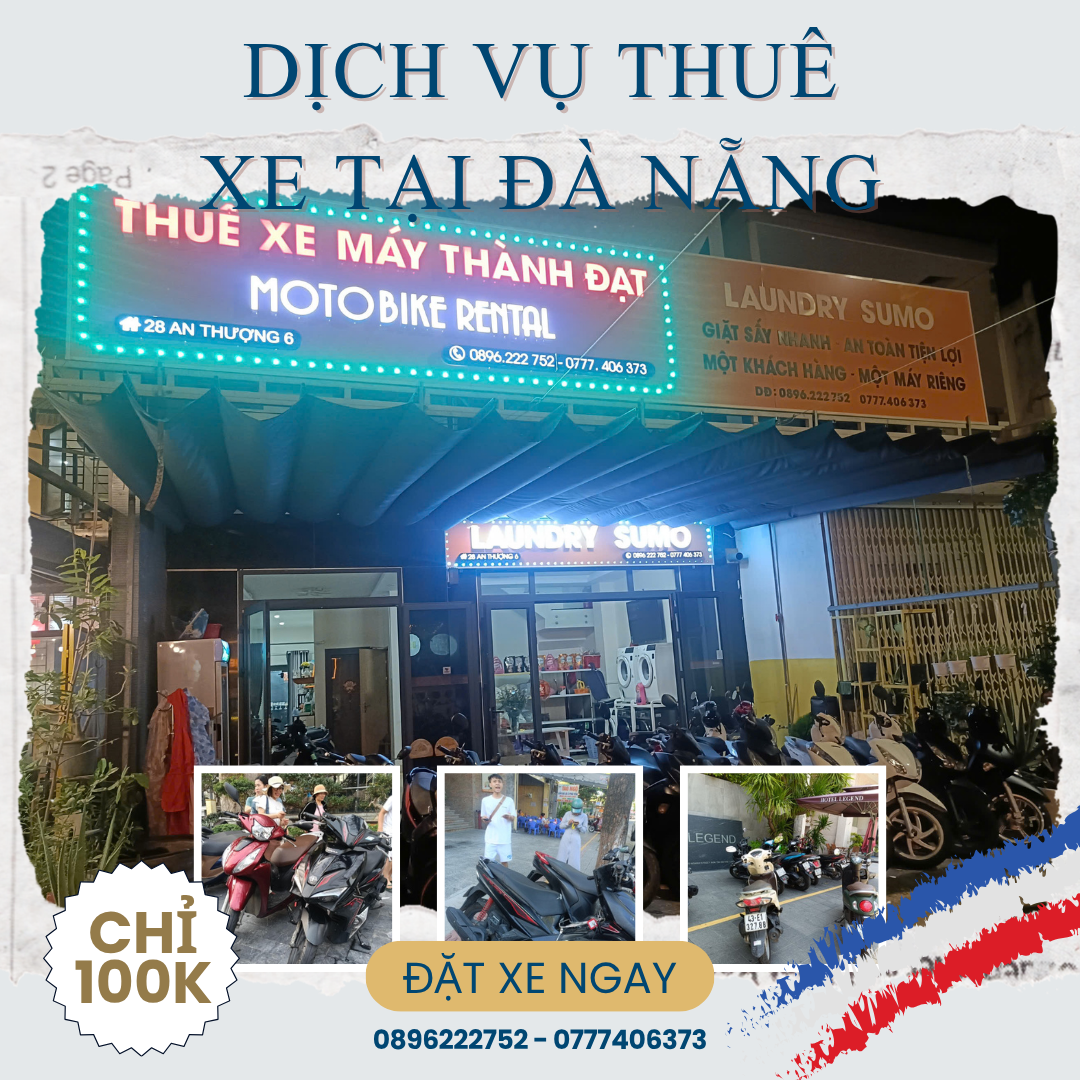 THUÊ XE MÁY THÀNH ĐẠT - MOTORBIKE RENTAL